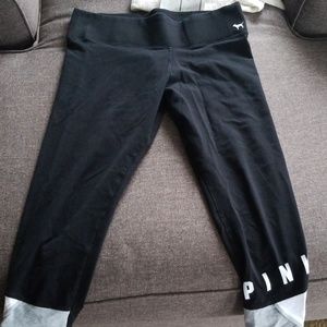 Pink workout leggings